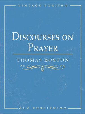 cover image of Discourses on Prayer